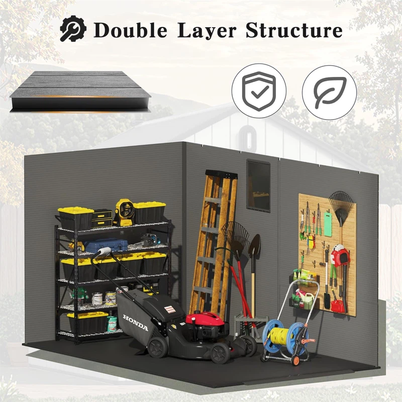 8x6ft grey resin storage shed 8x6ft grey resin storage shed