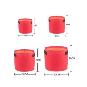 50 Gallon Non-woven Garden Paj Paj Npuag Lub lauj kaub