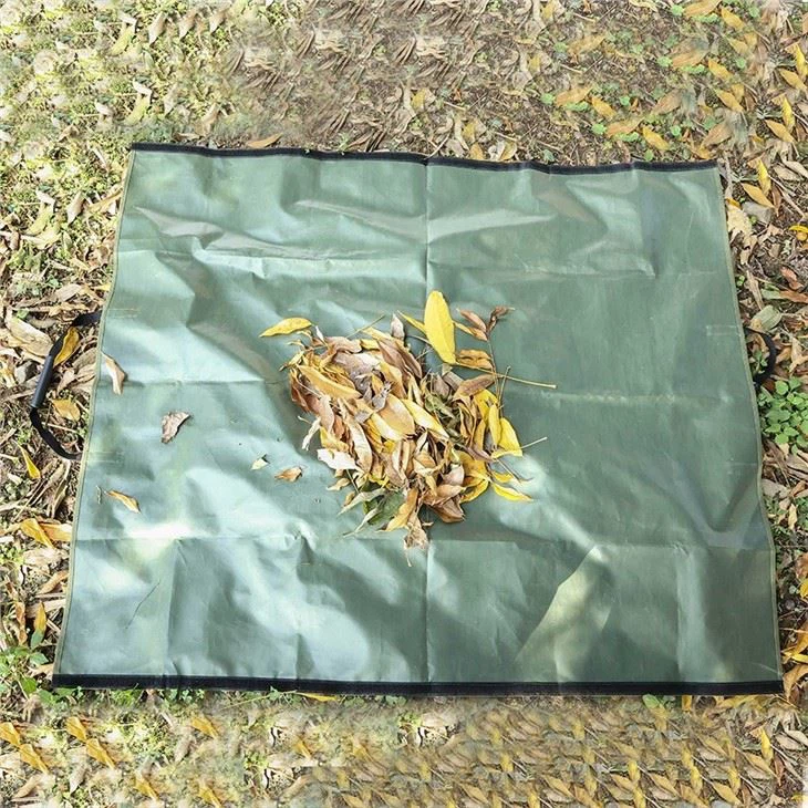 Reusable Garden Leaf Waste Tarp With Handles